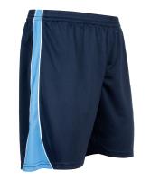 QEHS Unisex Navy Contrast Shorts